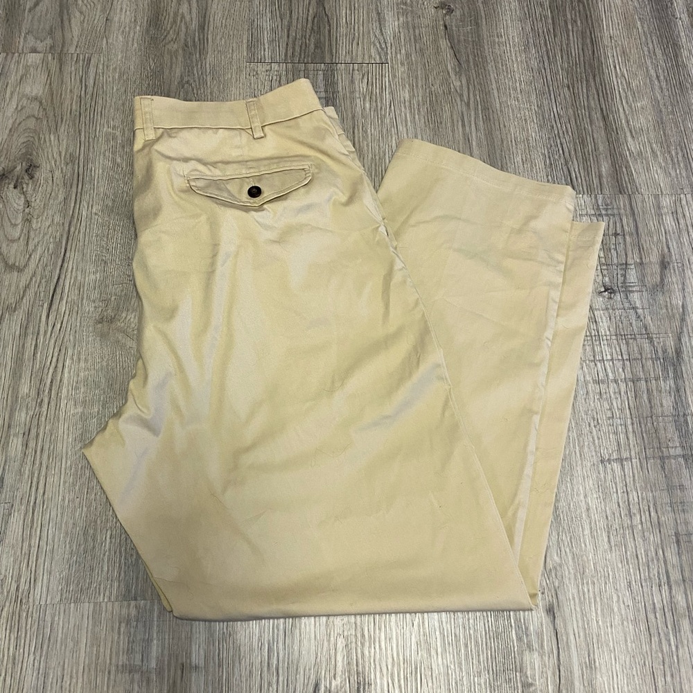 Orvis Signature Collection Men's Pants Size 38 Khaki Dress Pants Slacks